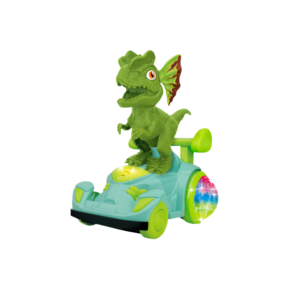 brinca brilha carro dino / bb carro dino (1 unidade)