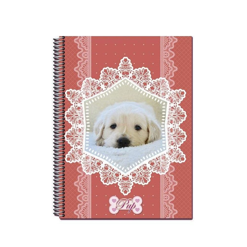 Caderno Espiral Capa Dura Universitário Pup 96 Folhas