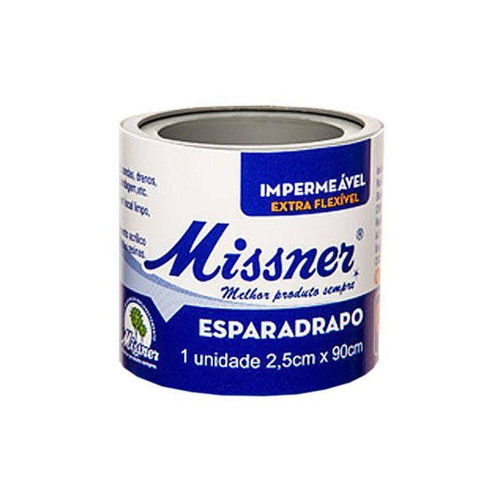 Esparadrapo Branco Missner 100% Algodão Flexível