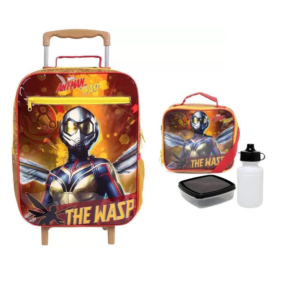 Kit Mochila De Rodinha Infantil Ant-Man Marvel Dermiwil