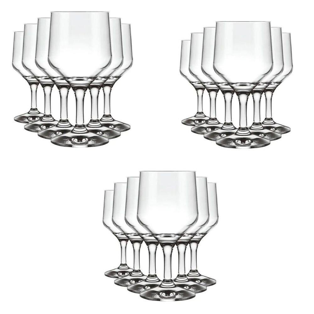 Kit 18 Taças Buffet Vidro 260ml Festas Confraternização Nadir