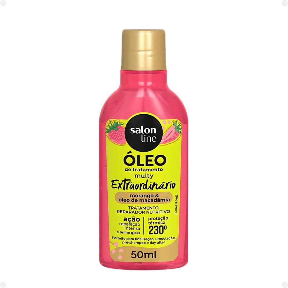 Óleo Salon Line Multy Extraordinário Morango e Óleo de Macadâmia 50ml