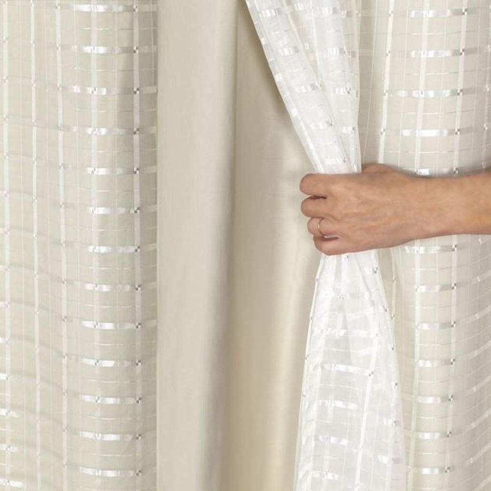 Cortina Blackout PVC Com Tecido Voil 2,80x2,30m Bege