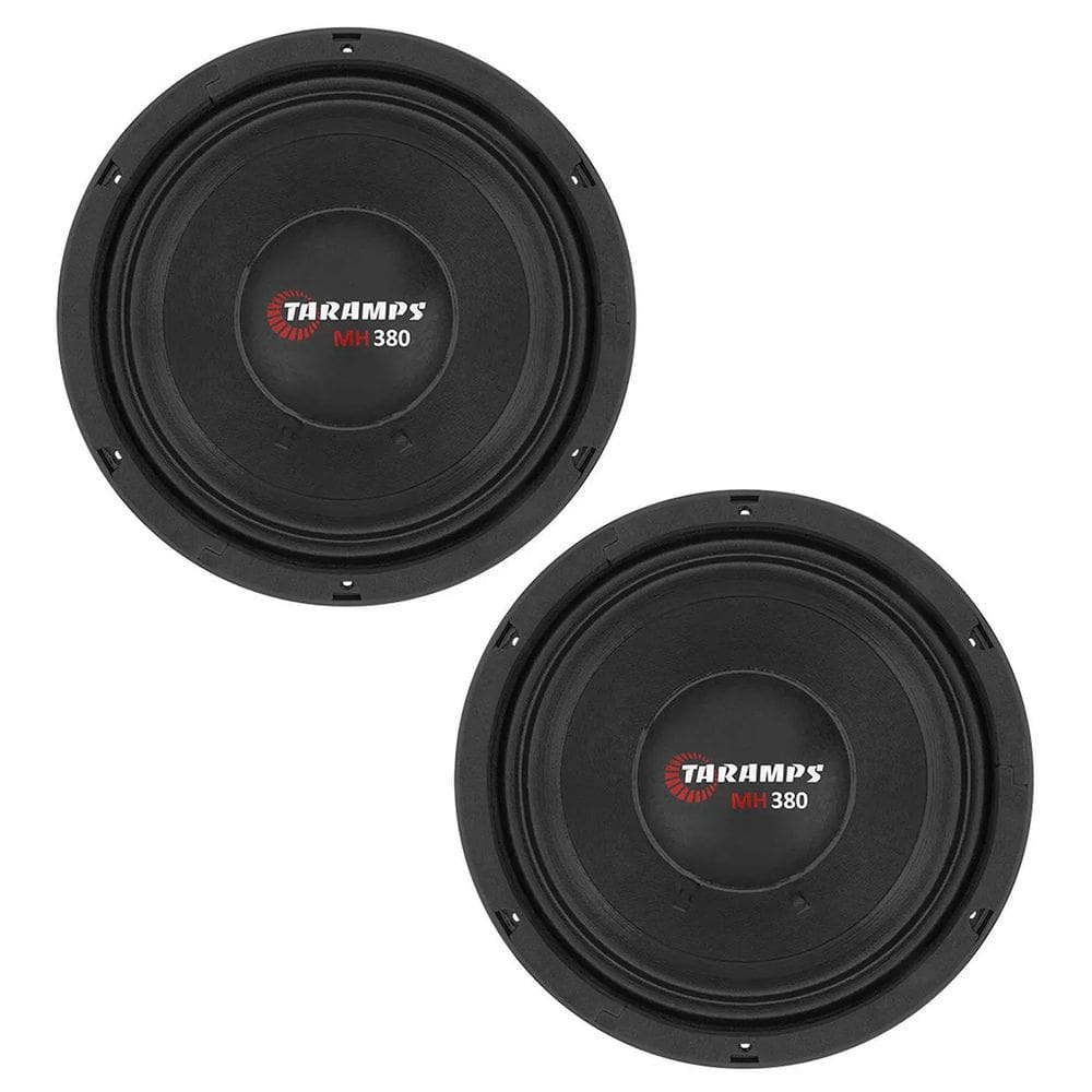 Par Médio Grave Mb400s 8 Pol Woofer Taramps 200wrms 8 Ohms