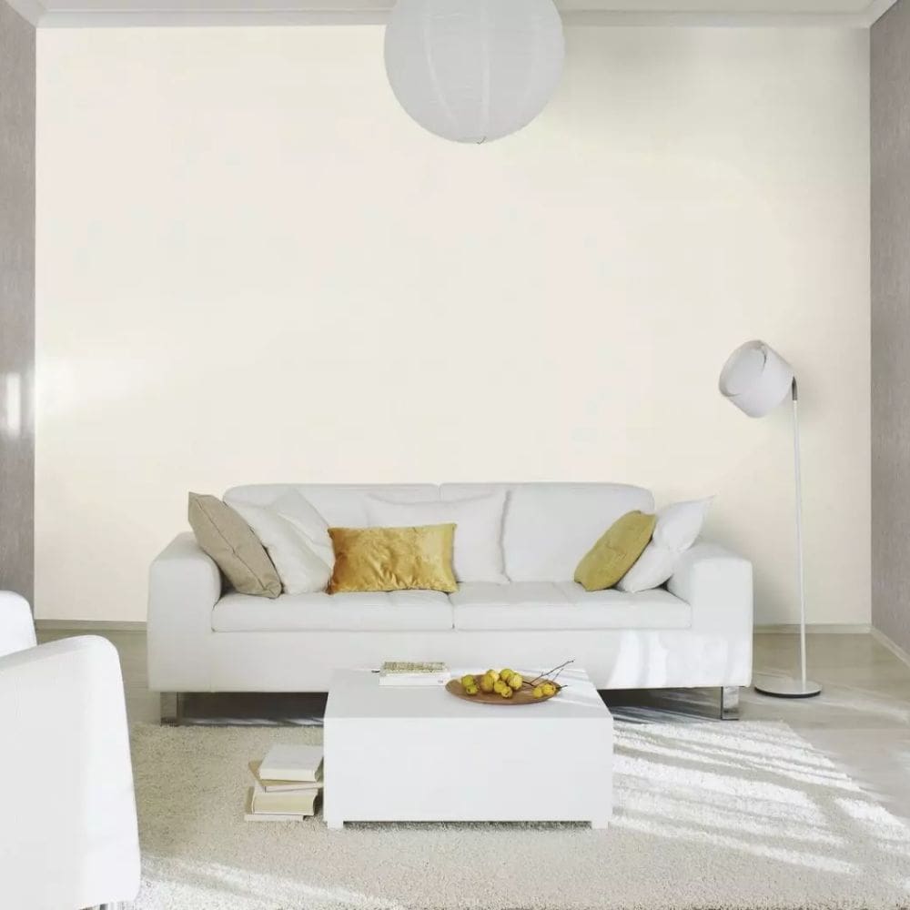Papel de Parede African III Aspecto Têxtil Branco 537604