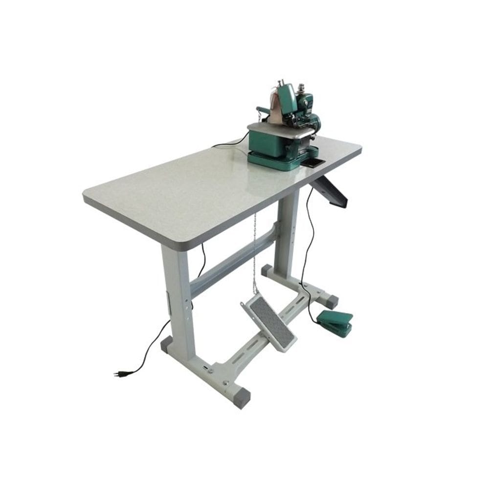 Overloque Semi Industrial 110 V C/ Bancada E Motor Acoplado
