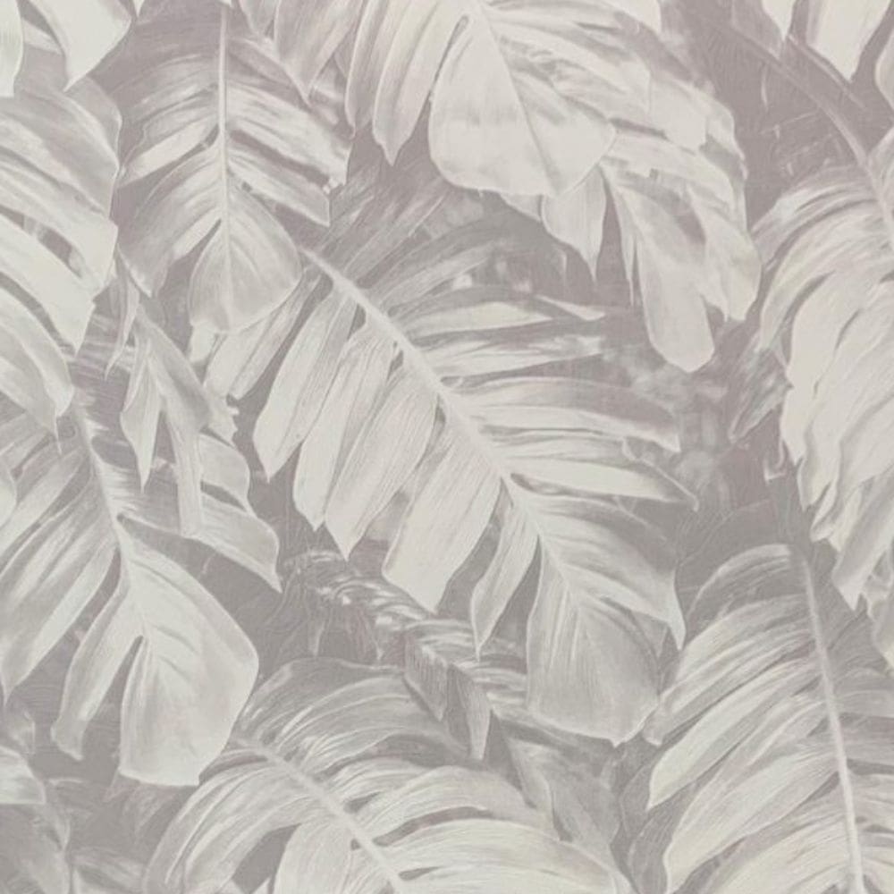 Papel de Parede Santorini Folhagem Branco SN12