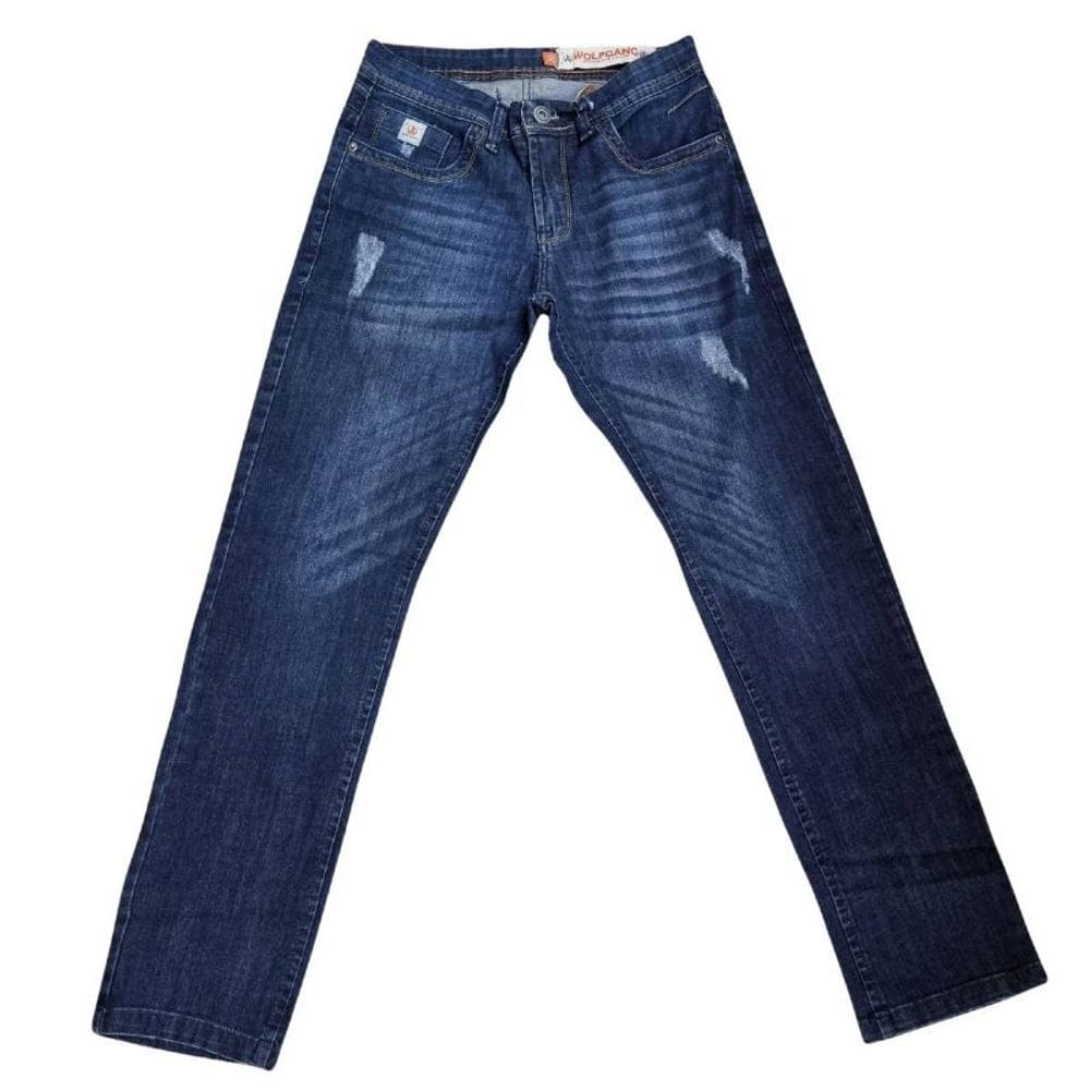 Calça Jeans Masculina Wolfgan Reta Azul Escuro