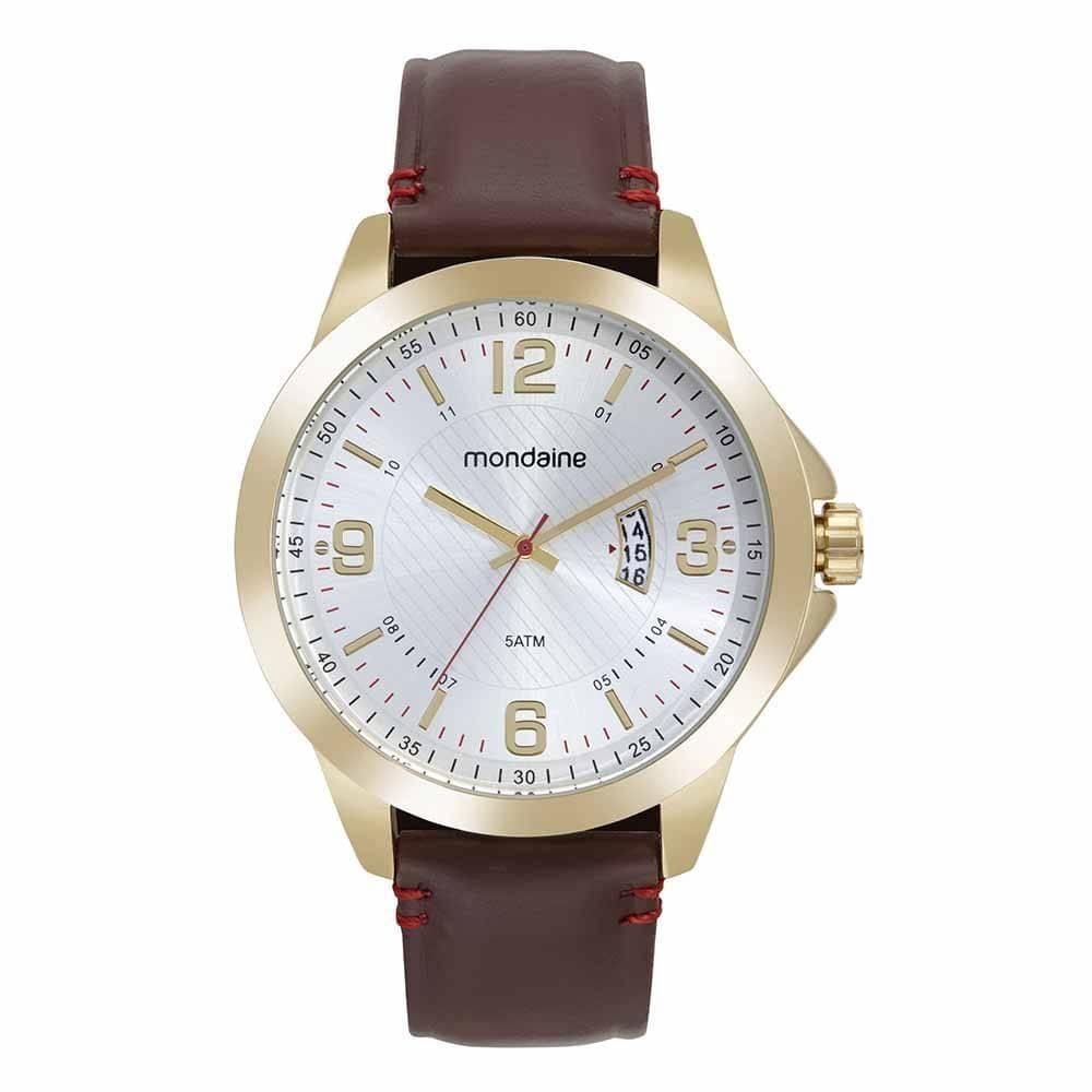 Relogio Mondaine Masculino 99643Gpmvdh2 Casual Dourado