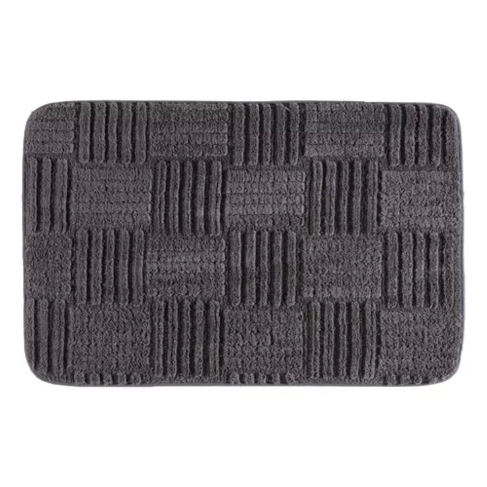 Tapete Banheiro Porta Quarto Aconchego Liso Cores Neutras Macio Corttex 45 x 65cm