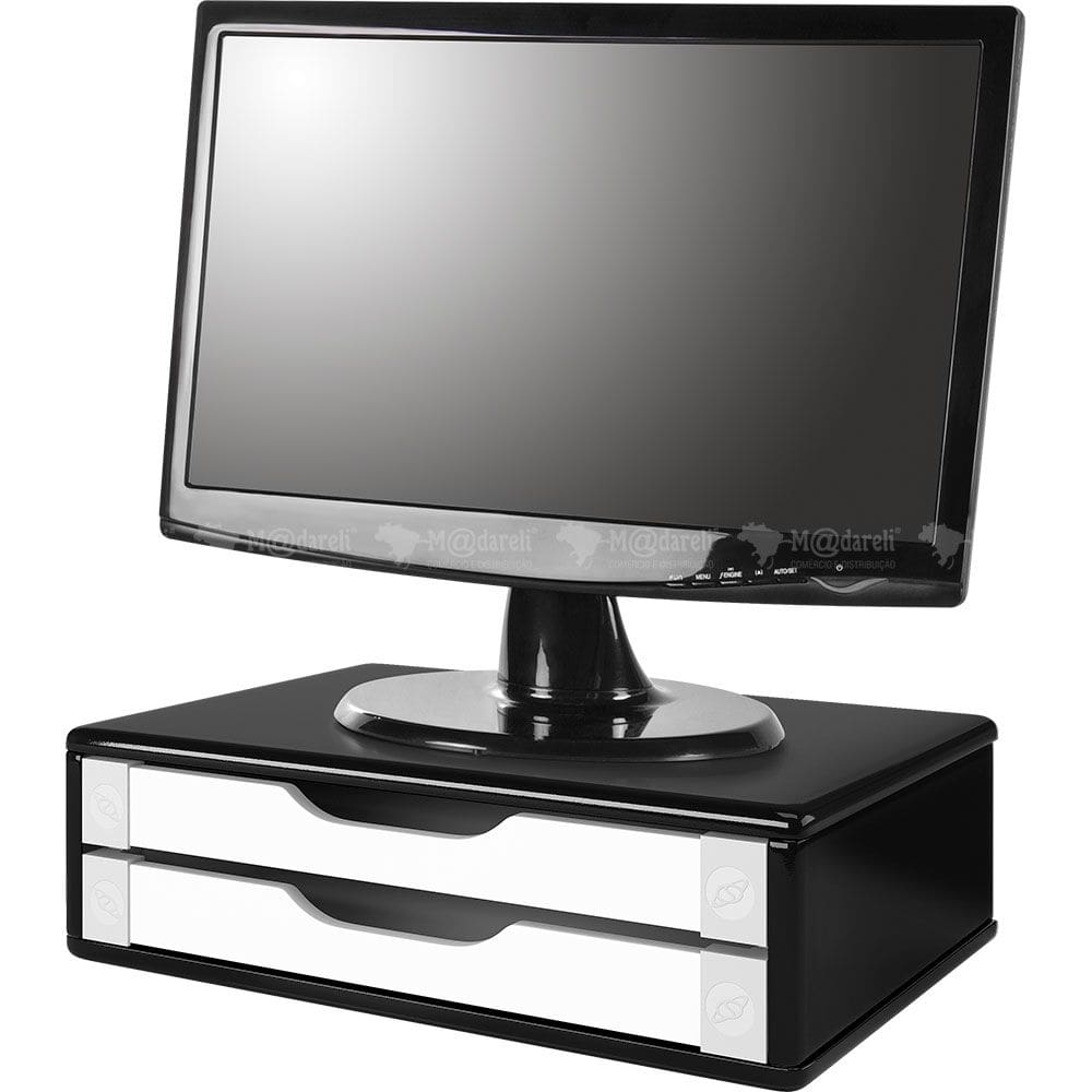 Apoio para Monitor Articulável em MDF - 26x39x12 cm
