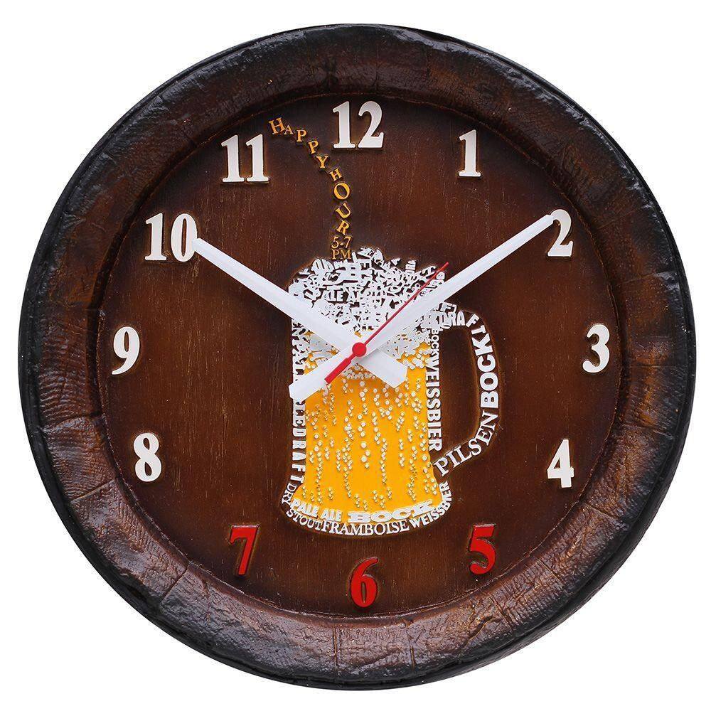 Relógio Barril Decorativo - Happy Hour - 42cm