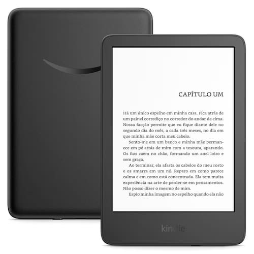 REEMBALADO: Kindle Amazon 11ª Geração com Tela de 6 16GB, Wi-Fi e Iluminação Embutida - Preto