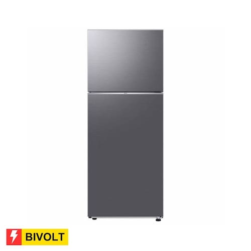 REEMBALADO: Geladeira Smart Samsung Frost Free Duplex RT42 411L Inox - Bivolt - Bivolt