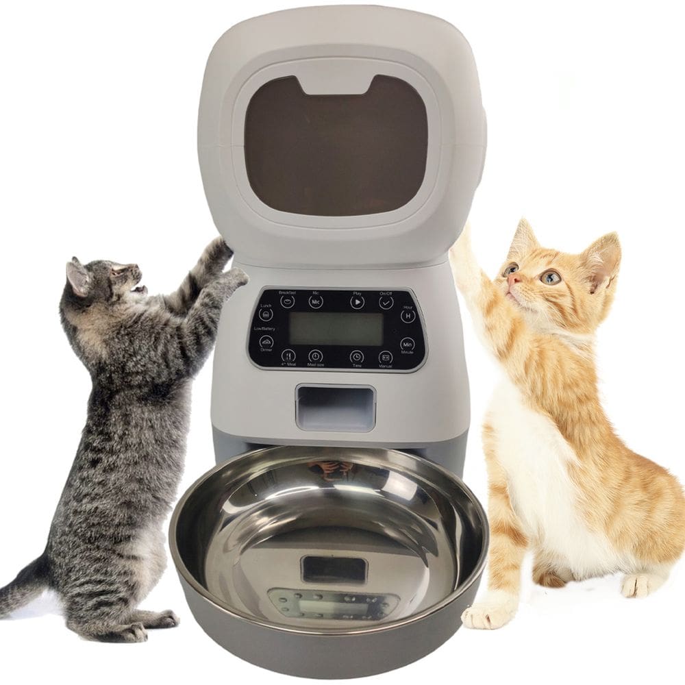 Comedouro Alimentadouro Gato Cachorro Pet Programa Horario Raçao Alimentaçao