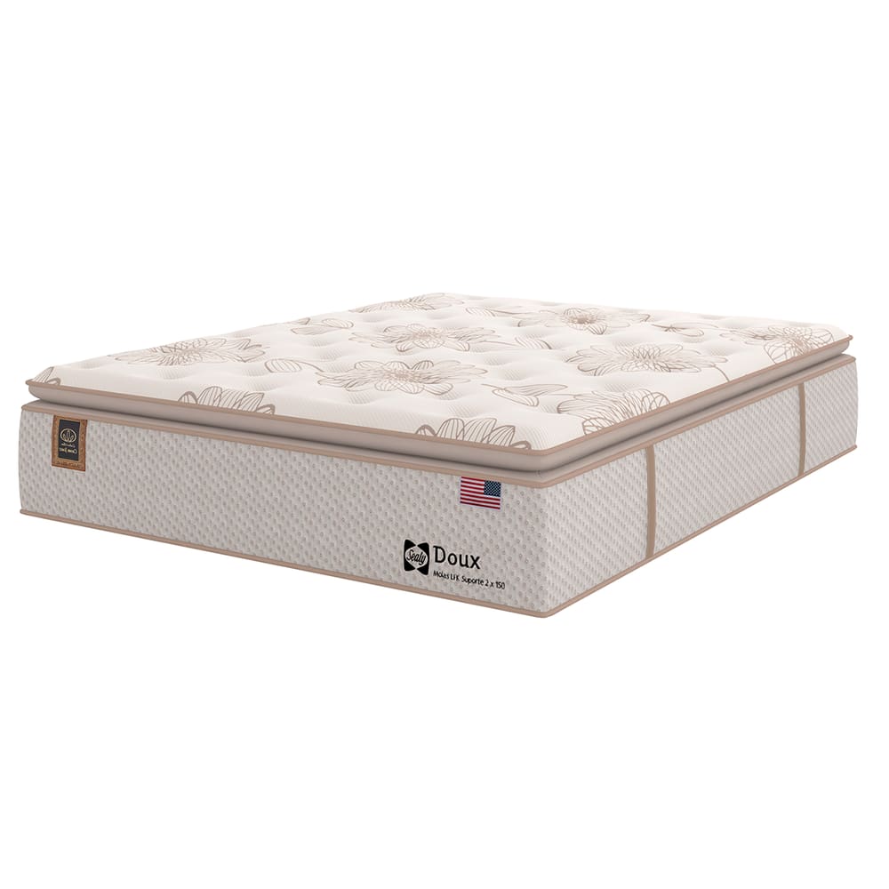 Colchão Doux Comfort Molas LFK Queen Sealy