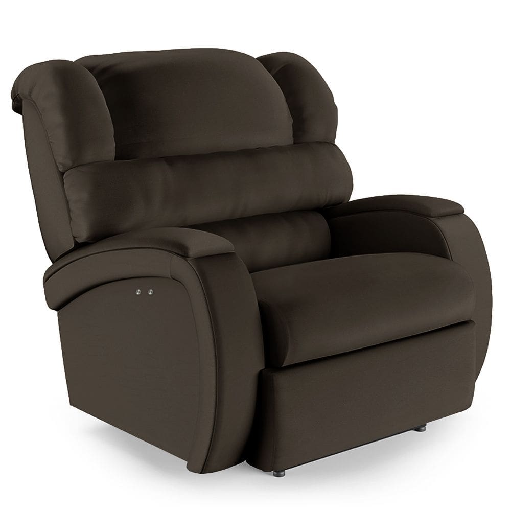 Poltrona do Papai Reclinável Napoli Power Touch PU Marrom FH1 - D`Rossi