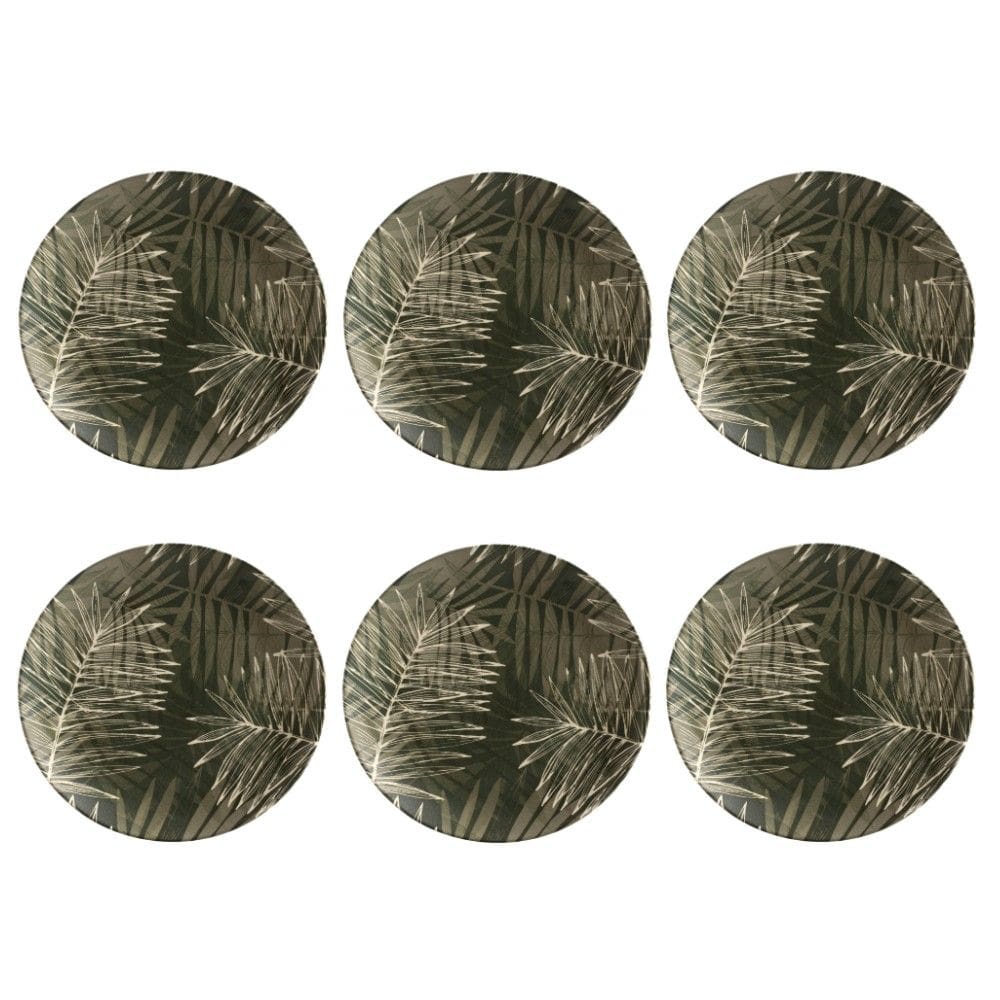 Conjunto de Pratos Rasos 06 Peças Coup Arara Porto Brasil