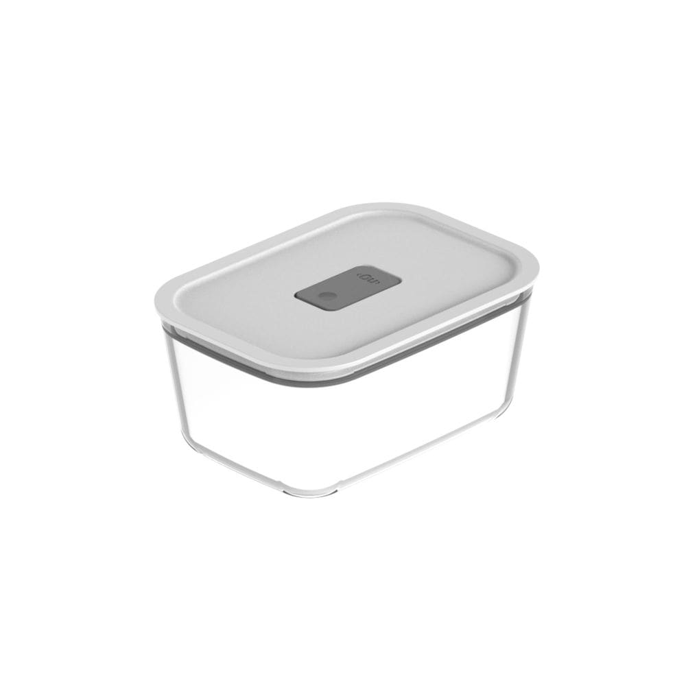 Pote Hermético de Vidro Borossilicato Fresh Lock Branco 1,2L - Ou