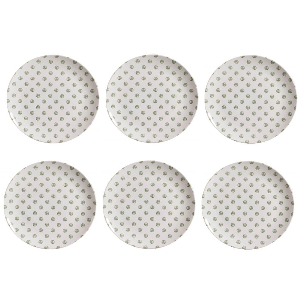 Conjunto de Pratos Rasos 06 Peças Coup Grêta Porto Brasil