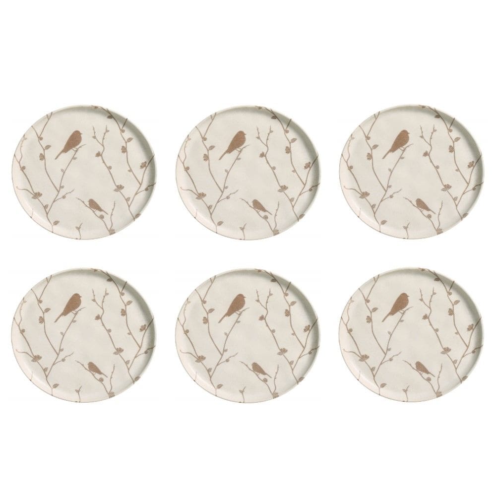 Conjunto de Pratos de Sobremesa 06 Peças Bio Luar Porto Brasil