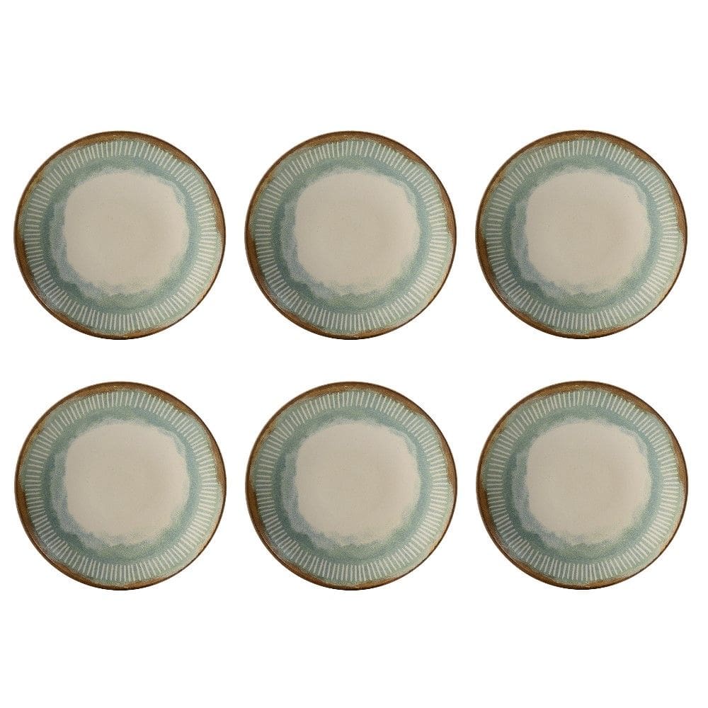 Conjunto de Pratos Fundos 06 Peças Coup Mediterrâneo Porto Brasil