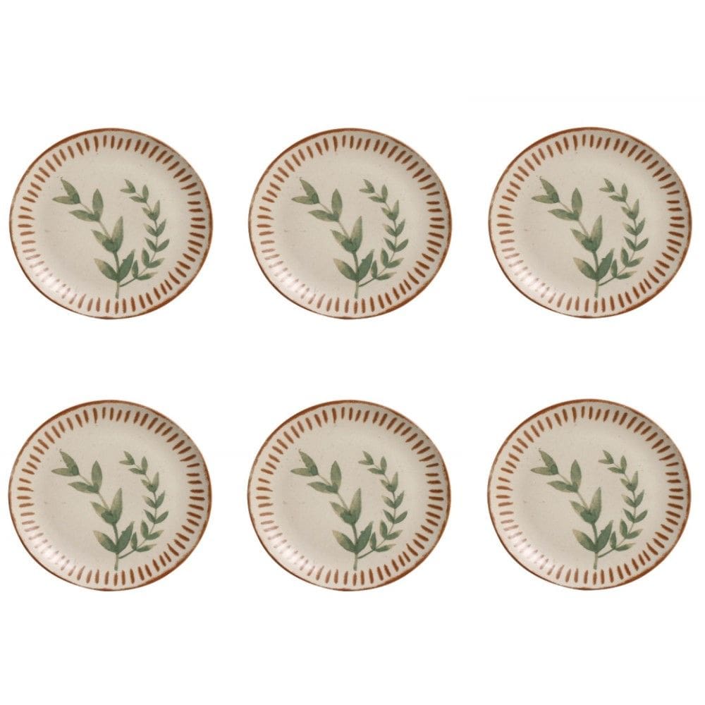 Conjunto de Pratos de Sobremesa 06 Peças Coup Magari Porto Brasil