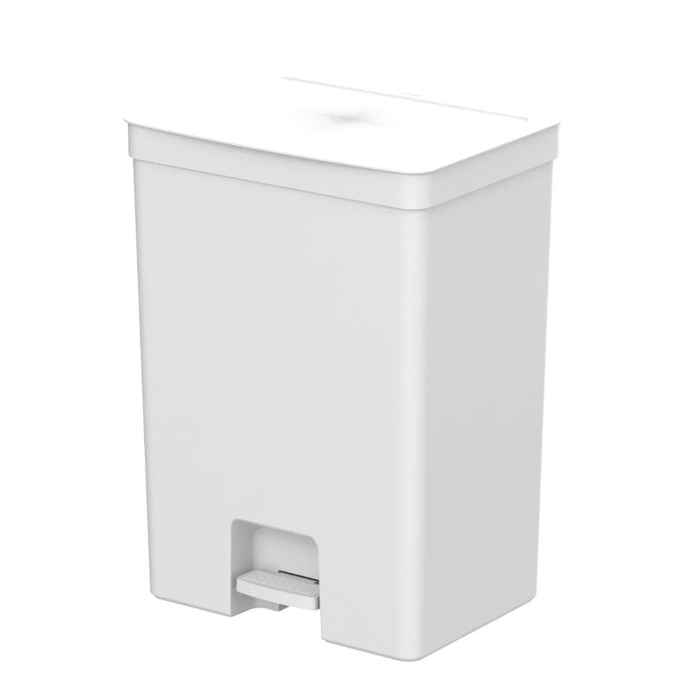 Lixeira com Pedal Trium 50 L Branco Ou