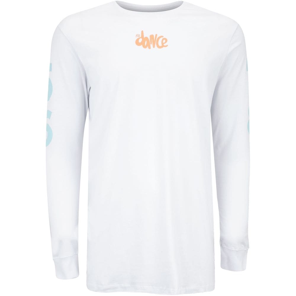 Camiseta Masculina FitDance Manga Longa Alongada com Silk