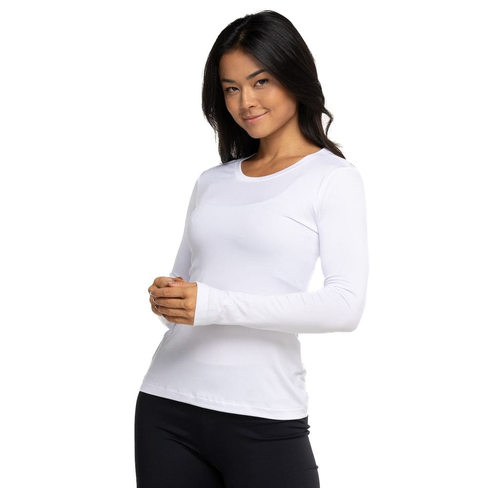 Camiseta Feminina Nord Manga Longa Segunda Pele Skin