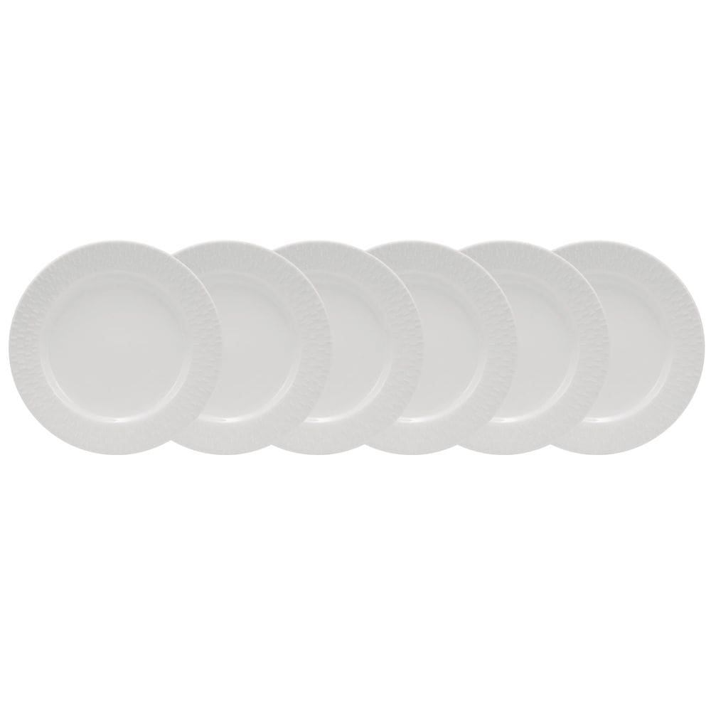 Conjunto de Pratos de Sobremesa 06 Peças Aspen Schmidt