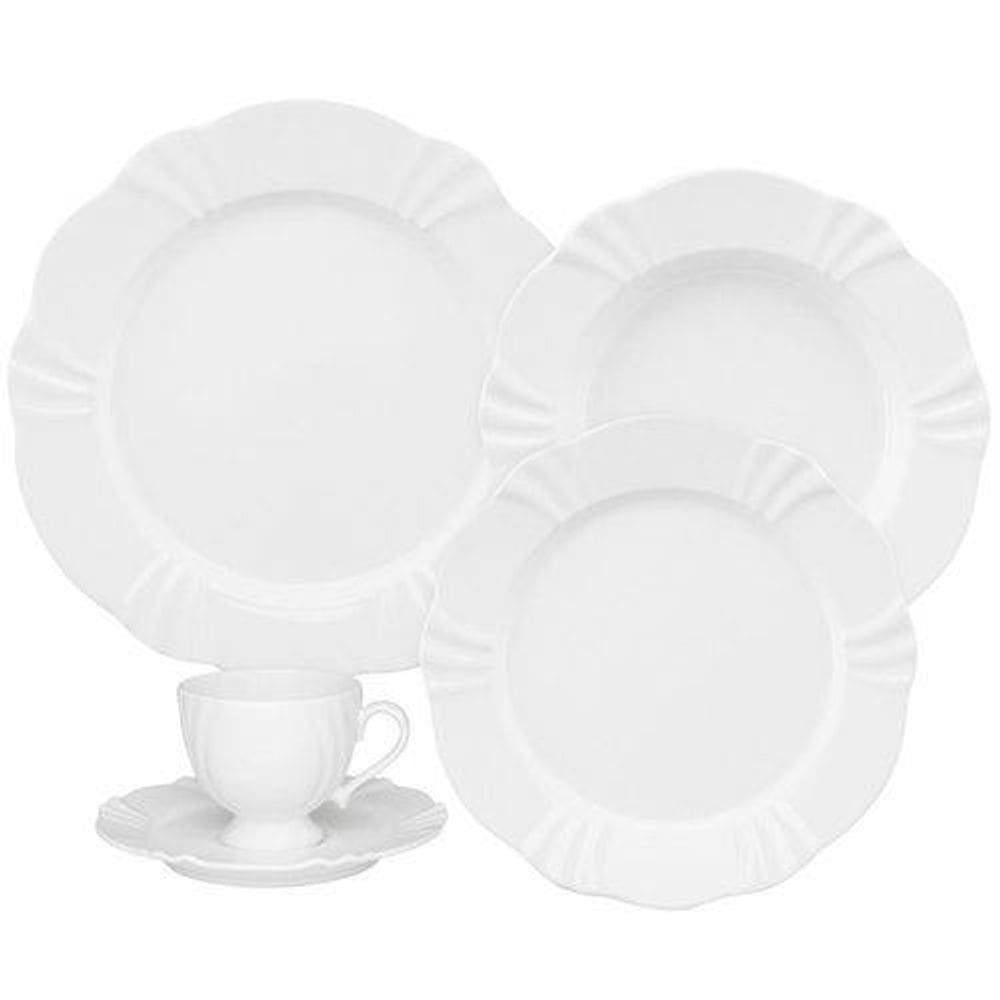 Aparelho De Jantar 20 Peças Soleil White Oxford