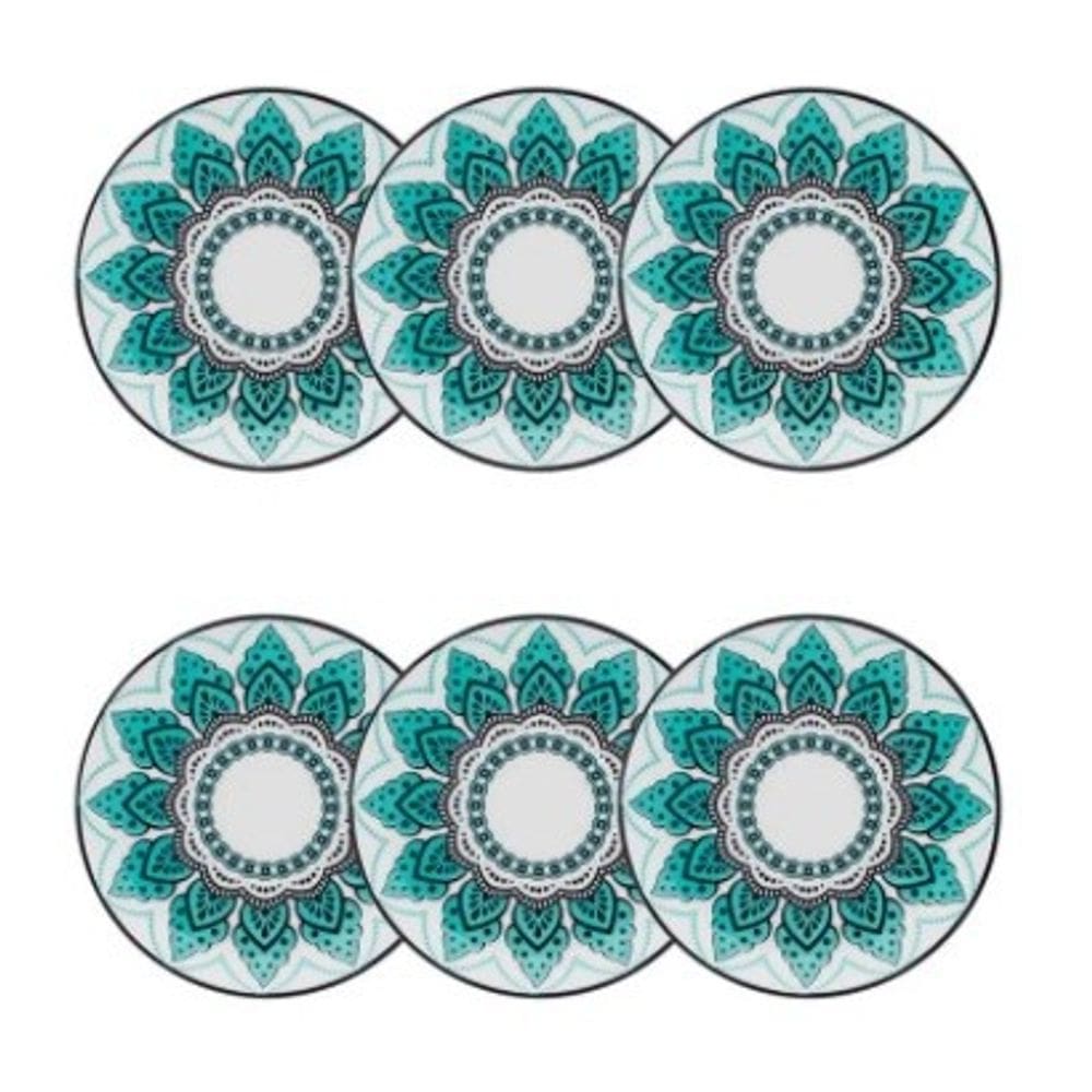 Conjunto de Pratos de Sobremesa 06 Peças Serene Oxford