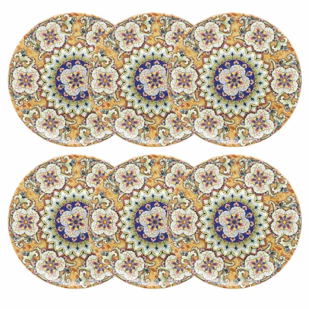 Conjunto de Pratos de Sobremesa 06 Peças Castello Oxford