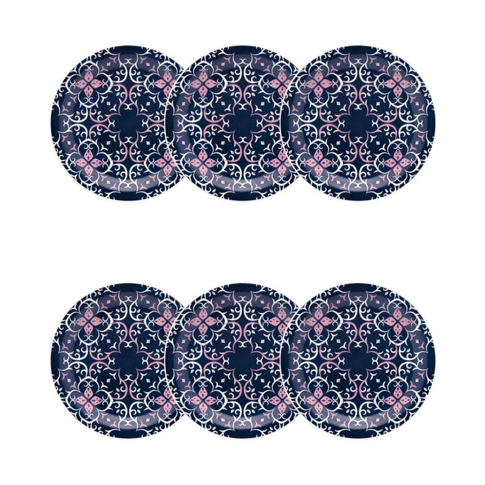 Conjunto de Pratos de Sobremesa 06 Peças Hana Oxford