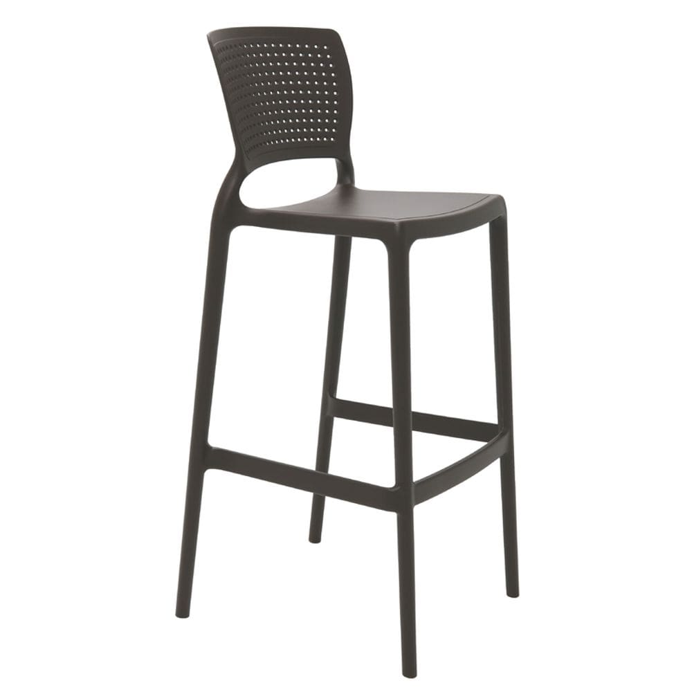 Banqueta Safira Alta Bar Marrom Tramontina 92138/109