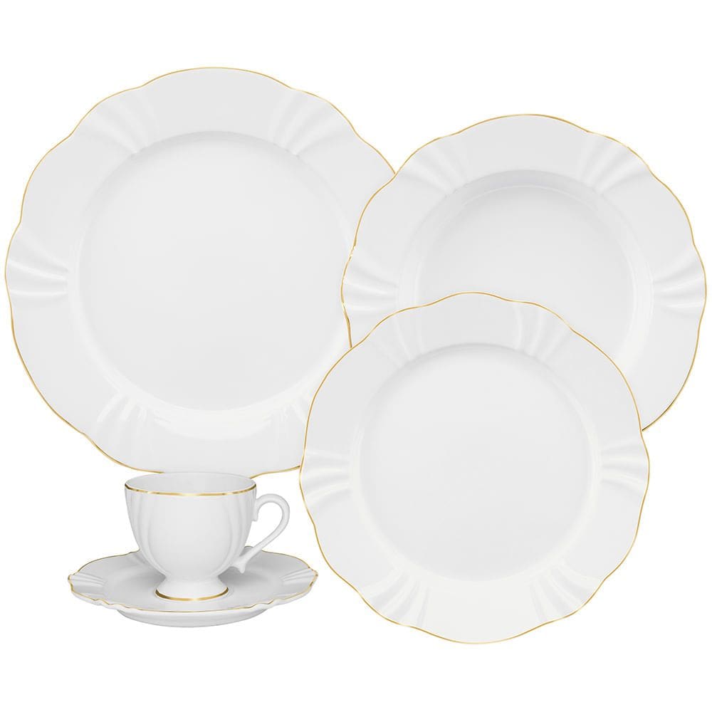 Aparelho de Jantar 30 Peças Soleil Victória Oxford