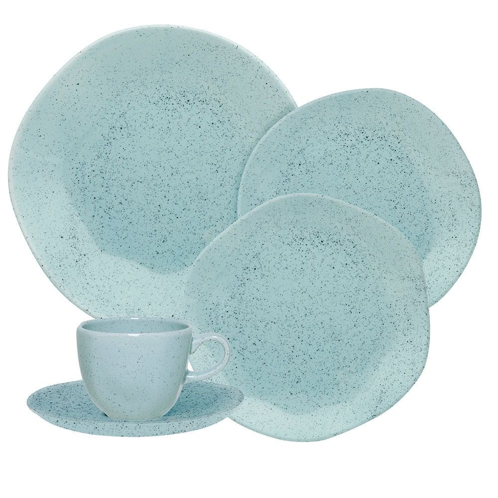 Aparelho de Jantar 30 Peças Blue Bay Oxford