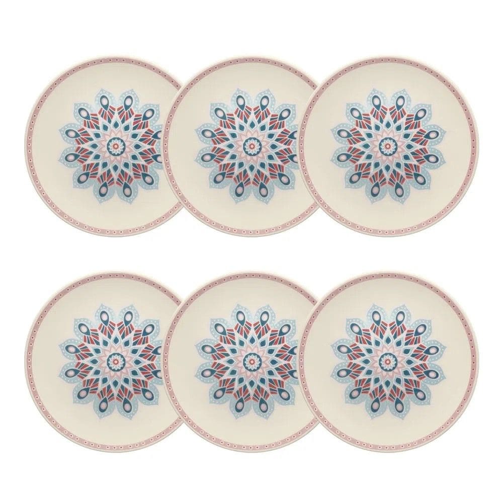 Conjunto de Pratos de Sobremesa 06 Peças Cosmic Oxford