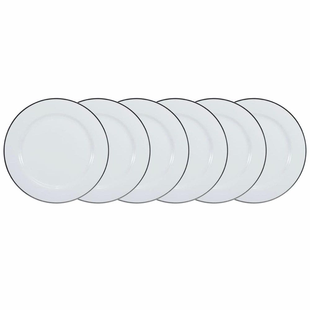 Conjunto de Pratos Rasos 06 Peças Itamaraty Prata Schmidt