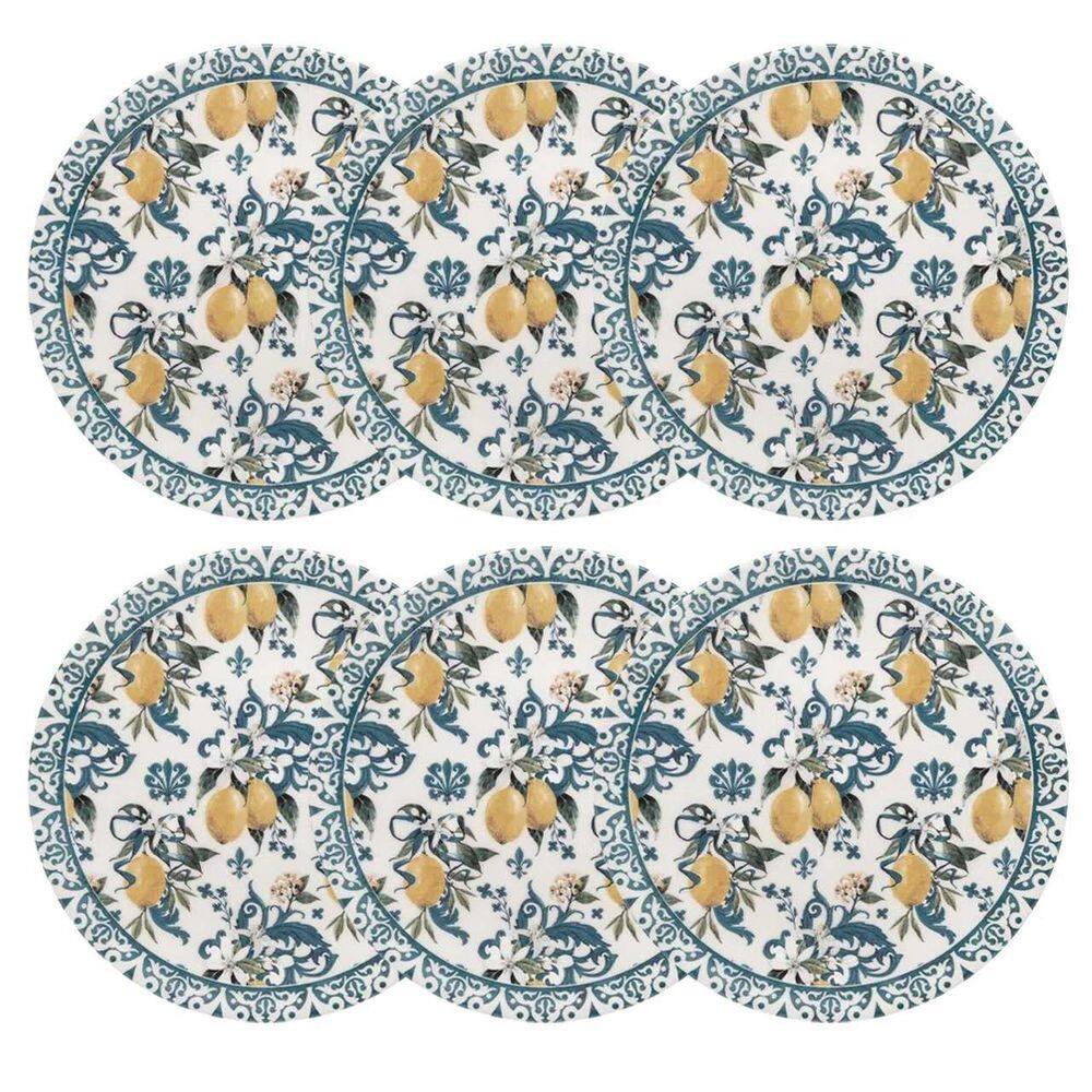 Conjunto de Pratos Rasos 06 Peças Siciliano Oxford