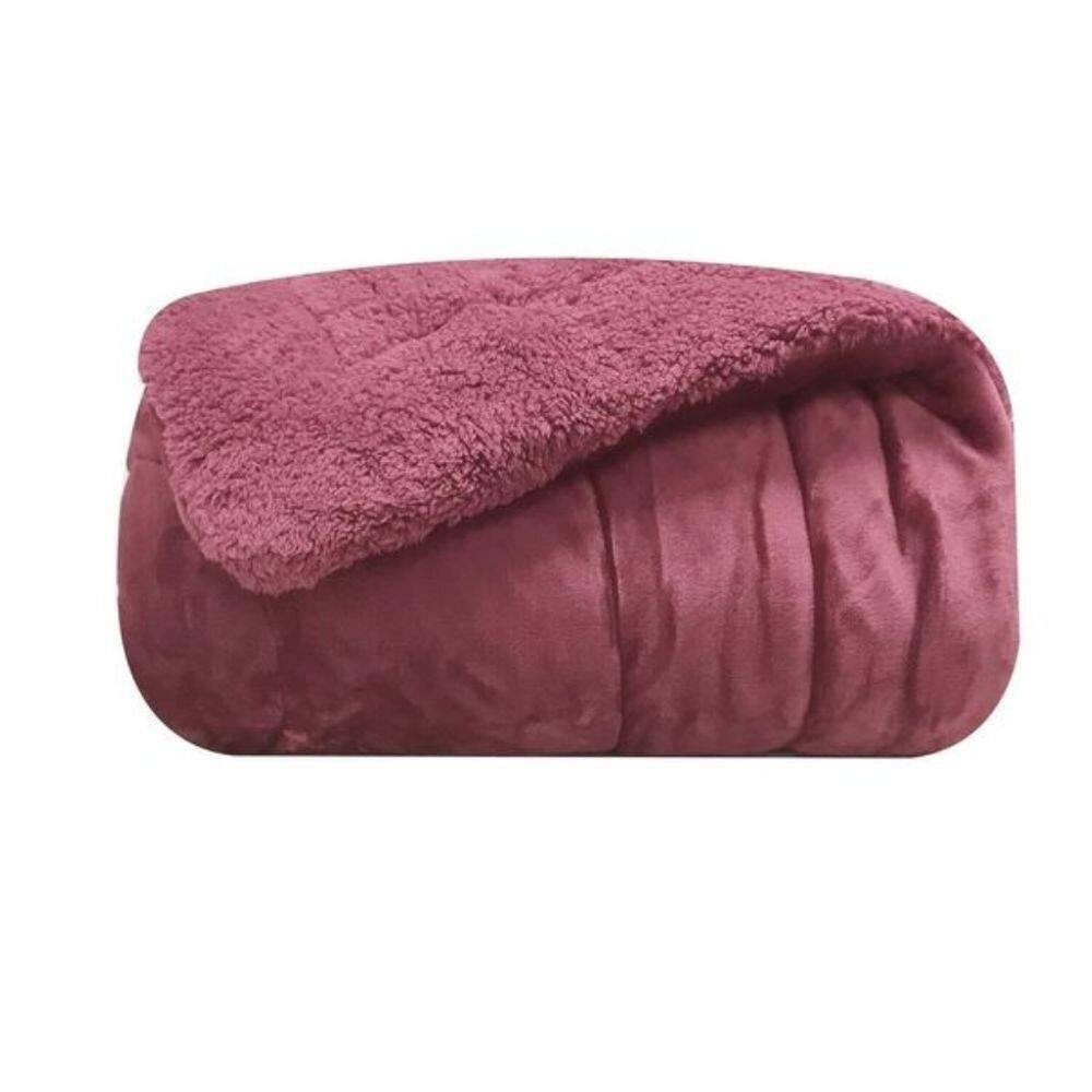 Edredom Capetown Queen 2,20 Cm X 2,40 Cm Rosa Queimado/Unico