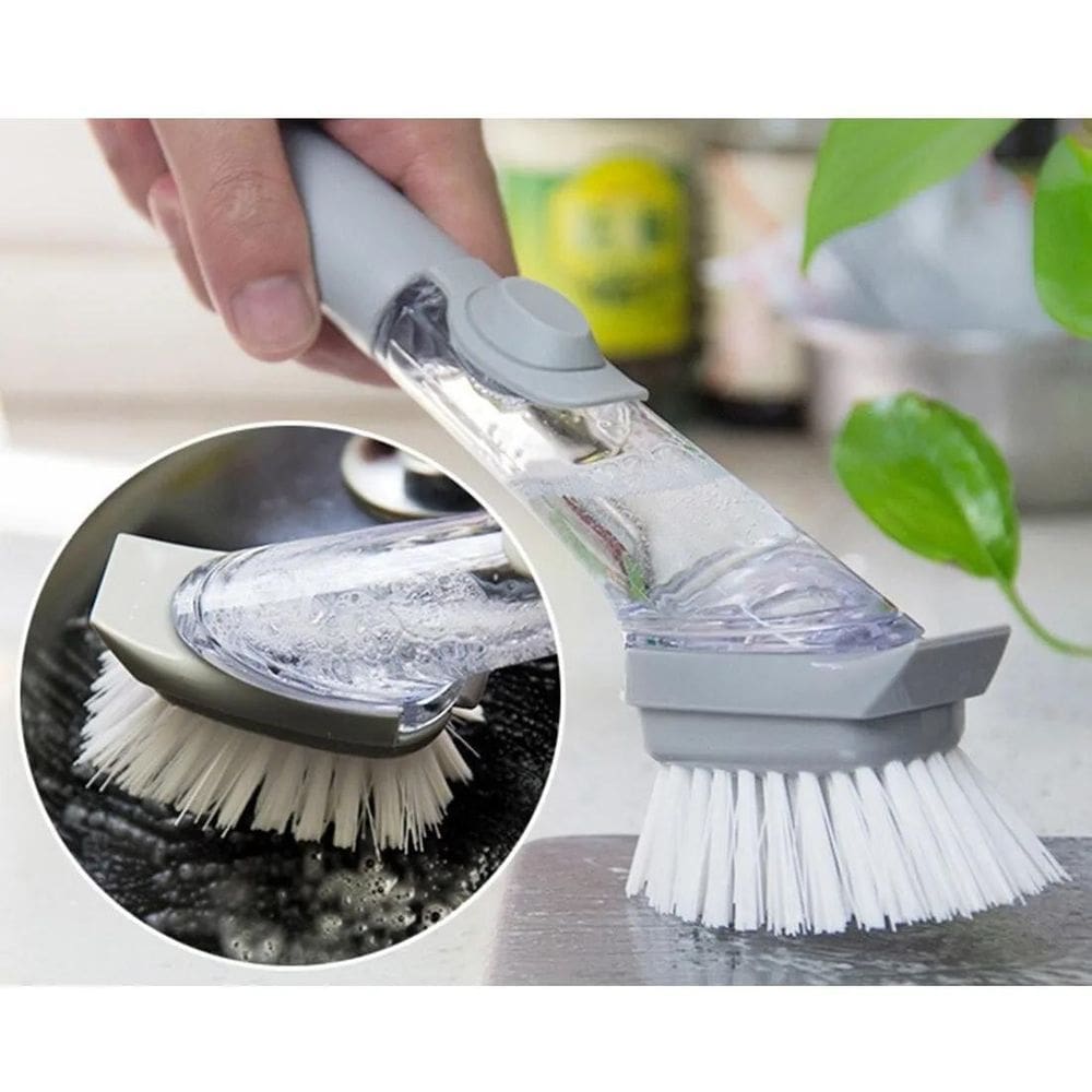 Escova De Limpeza 2 Em 1 Lavar Louças Panela Limpeza Forte