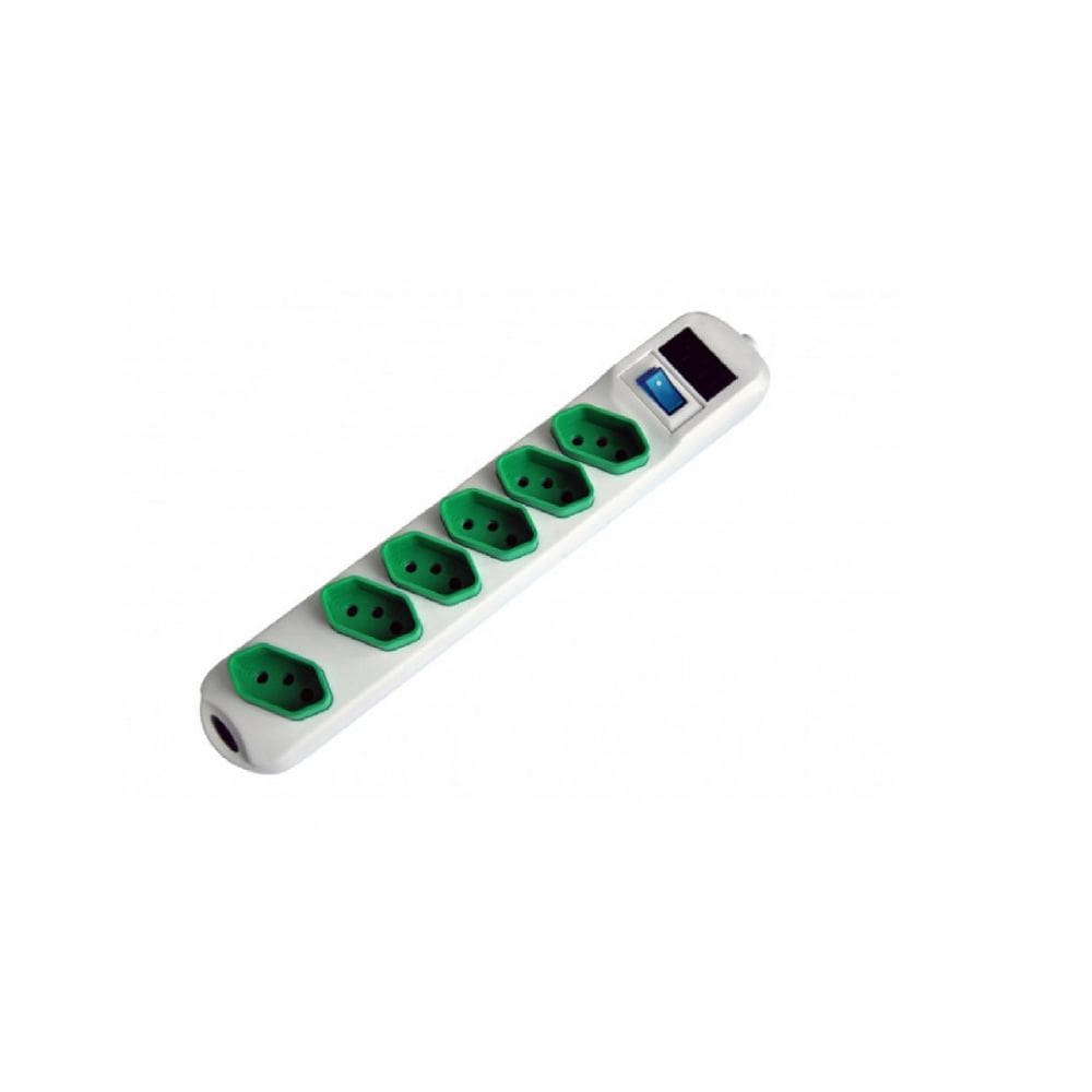 Extensão Elétrica 6 Tomadas 1,5M Tripolar Xtrad SL7616