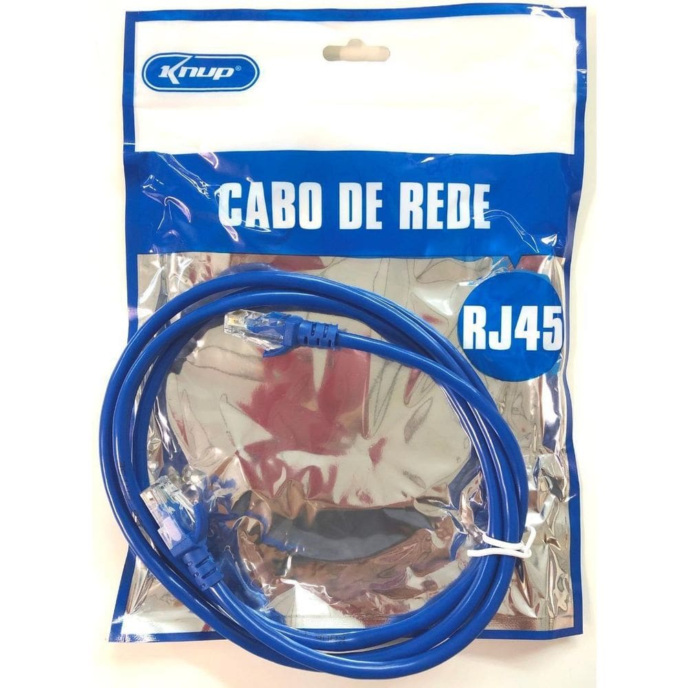 Cabo De Rede 1,5 Metro De Comprimento Rj45 Knup
