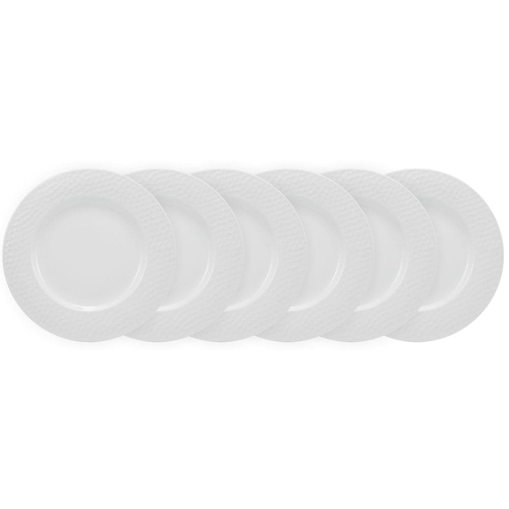 Conjunto de Pratos Rasos 06 Peças Ártico Schmidt