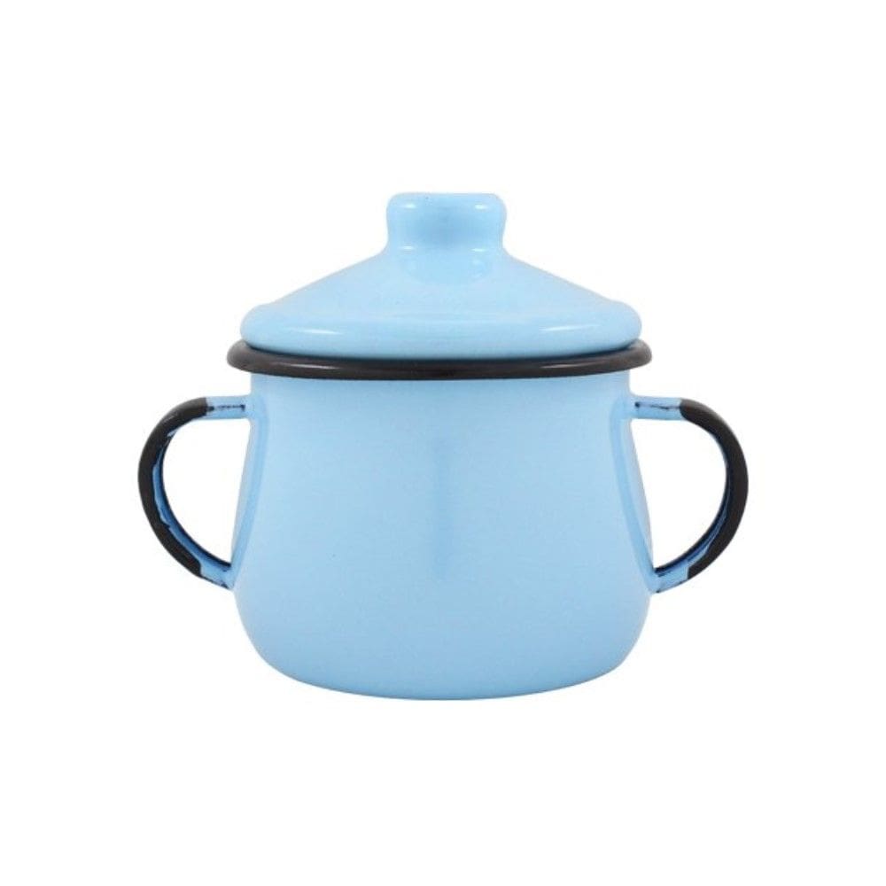 Açucareiro Esmaltado Azul Claro 380 ml Ewel