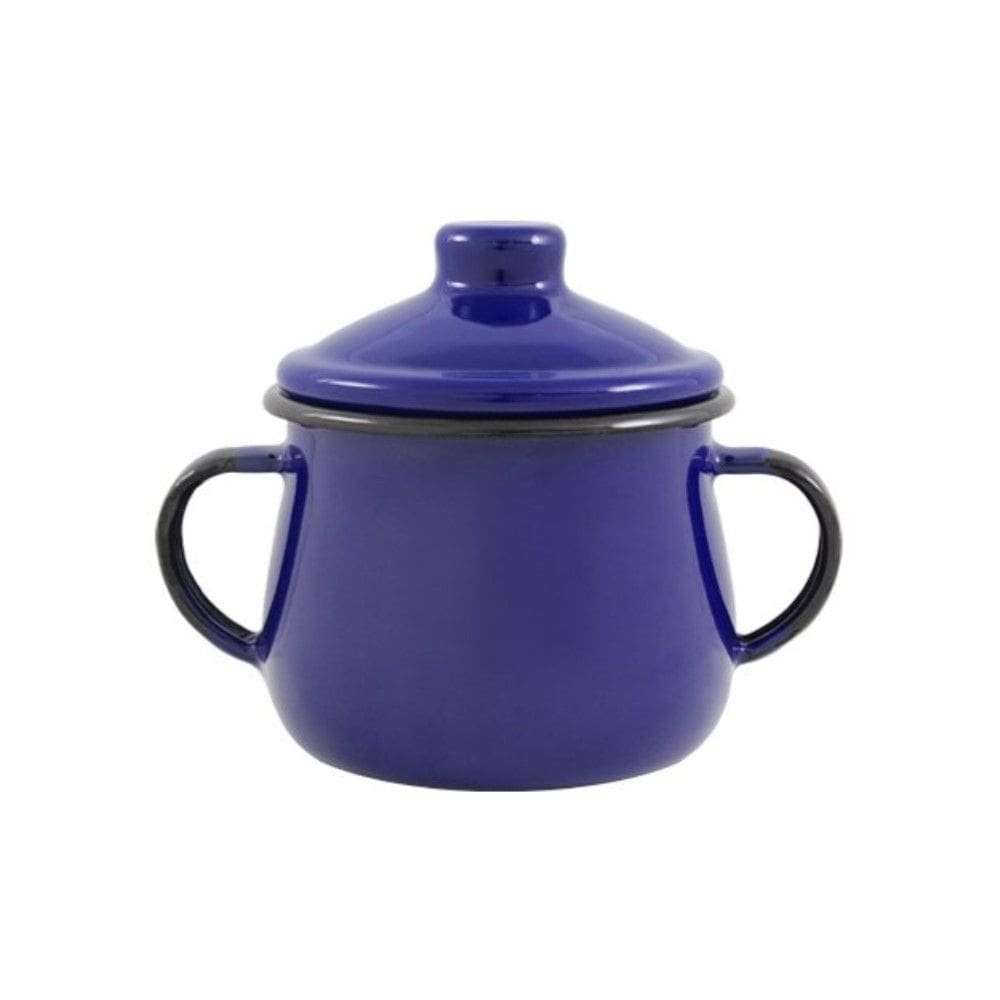 Açucareiro Esmaltado Azul 380 ml Ewel