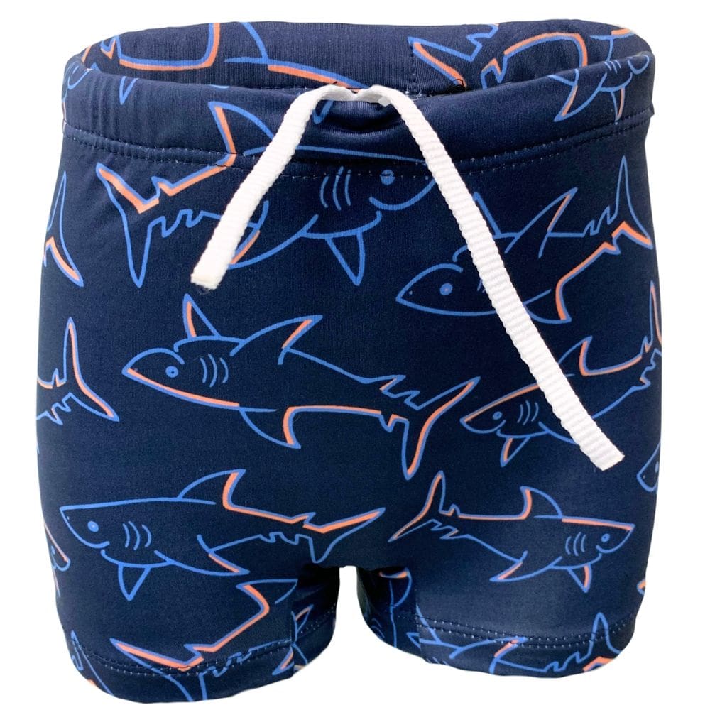 Sunga Infantil Proteção Uv 50 Tubarão Tutuba Natação Juvenil Praia Piscina FIltro Solar Shark