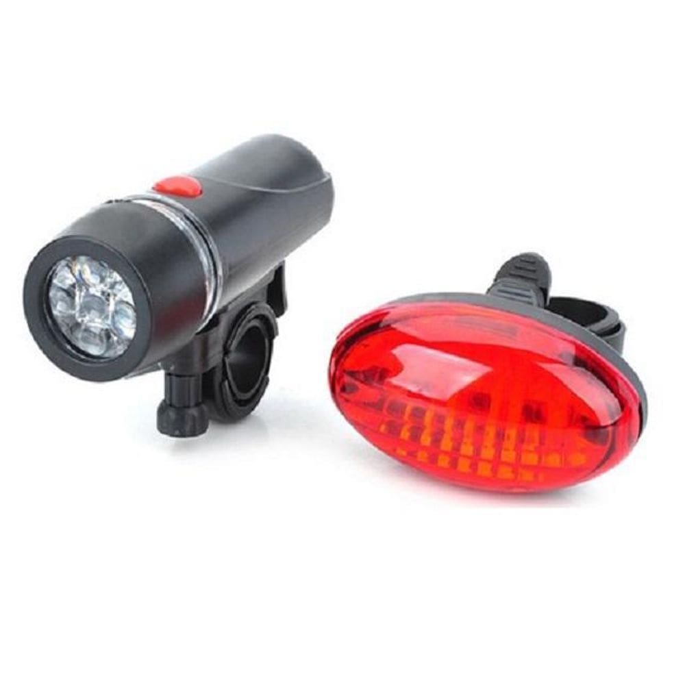 Lanterna Segurança Bicicleta Traseira E Frontal Capacete Led
